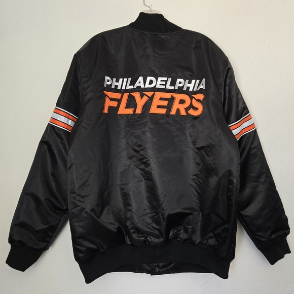 Starter Philadelphia Flyers Bomber Jacket Sz L - Picture 2 of 6